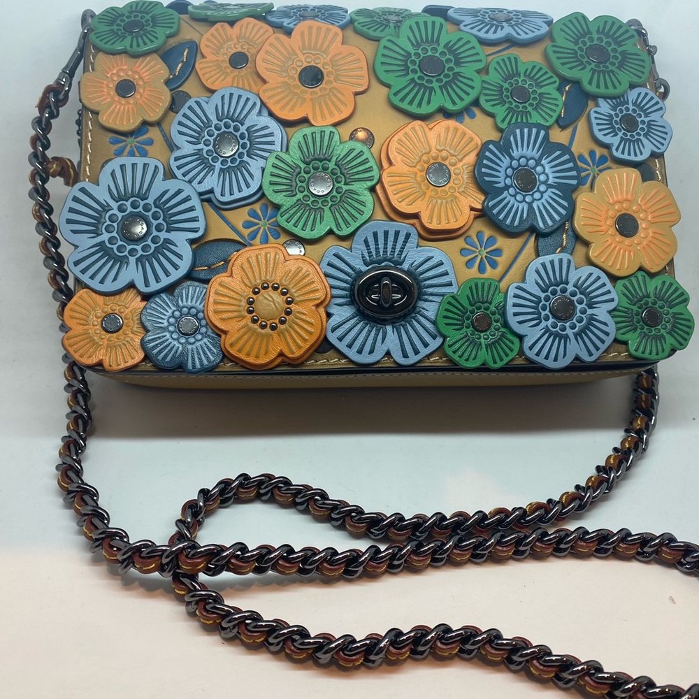 COACH 1941 DINKY TEA ROSE APPLIQUE